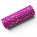 Organza Bordløper, Dyp Rosa