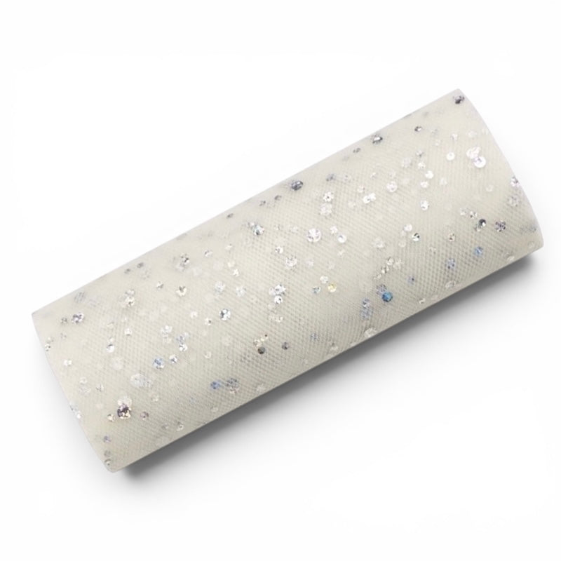 Organza Bordløper, Lys Champagne