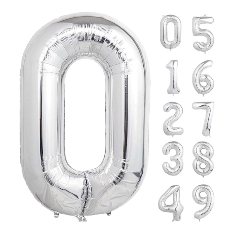 Sølv Tallballonger, 1 meter høye