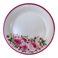 Rosa Roser Papptallerkener