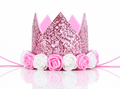 Rosa Bursdagskrone