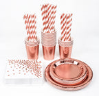 Rose Gold Bordpakke, 20 stk.
