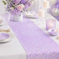 Lavendel Glitter Bordløper, 2.75 meter